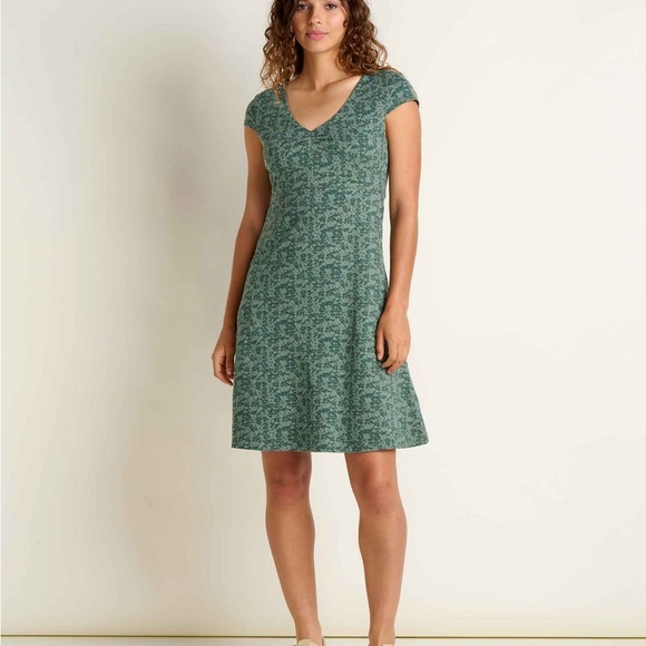 Toad&Co Teal Rosemarie Dress - Picture 7 of 9